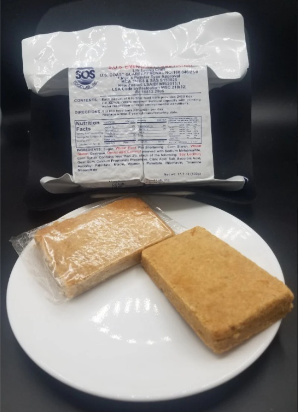 Barras De Cereal SOS Food Labs Sabor Neutro 84 G 2400kcal raciones de emergencia - Imagen 5