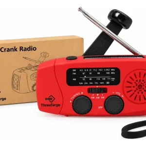 Radio PortátilDe Emergencia Color Rojo 5000mah