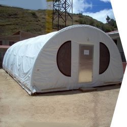 Carpa Iglú módulo para comedor o almacén